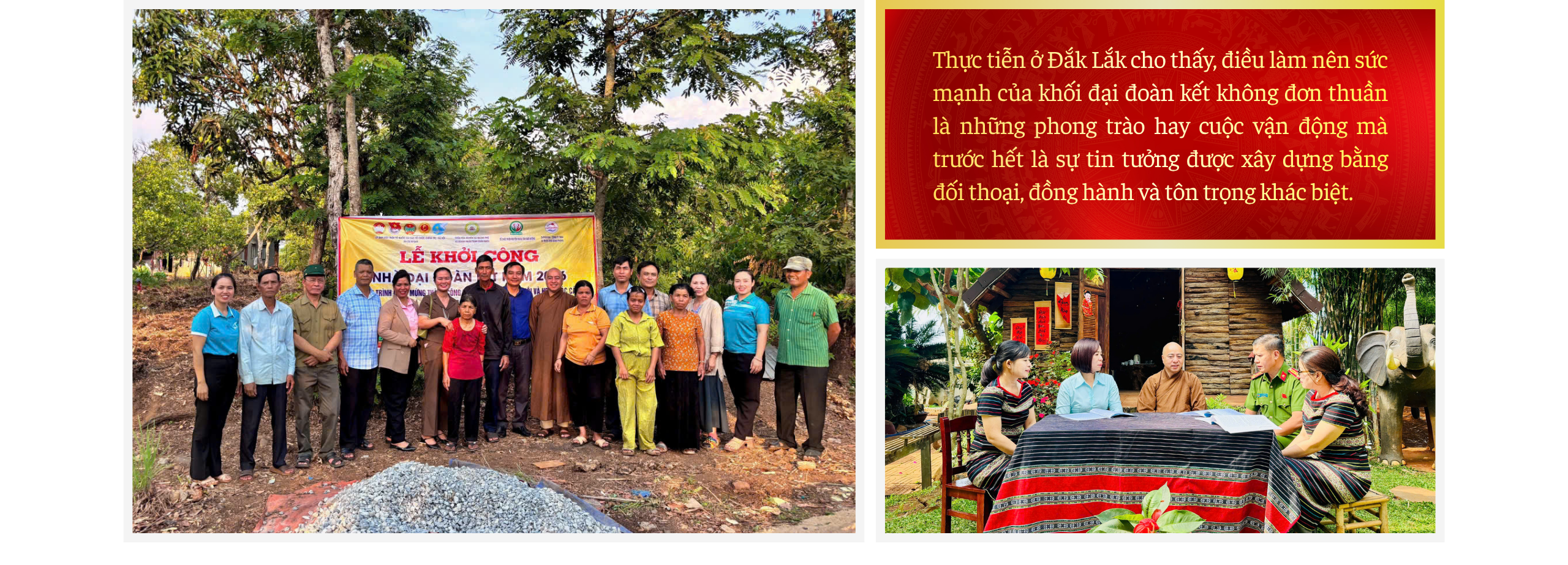 Tốt đời, đẹp đạo ở Đắk Lắk: Khi niềm tin hóa thành sức mạnh đại đoàn kết
