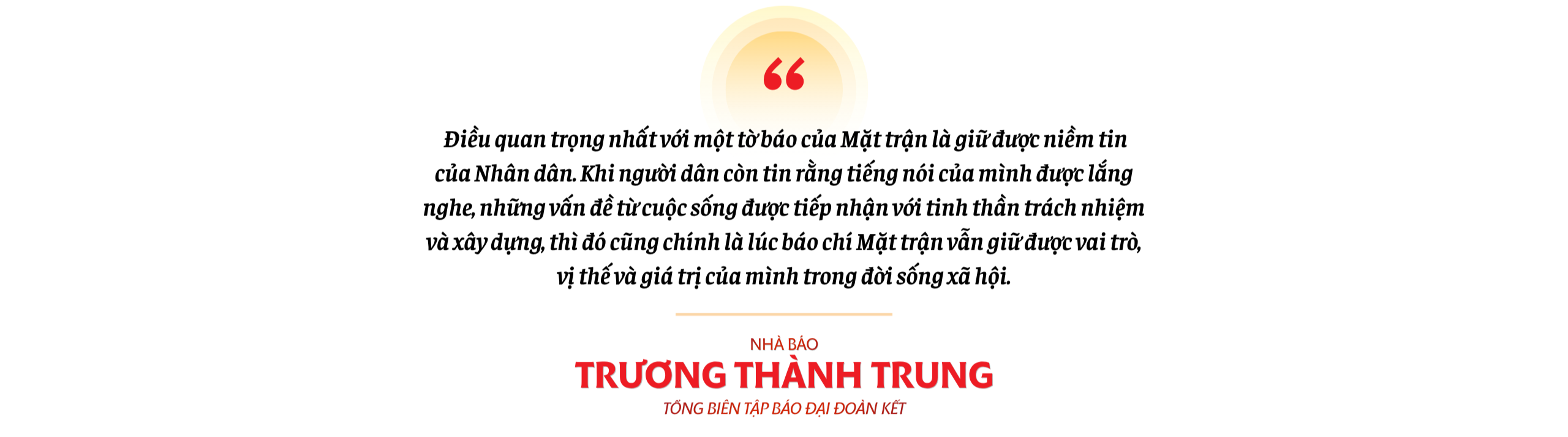 Báo chí Mặt trận phải trở thành ngọn cờ quy tụ lòng dân và lan tỏa khát vọng phát triển đất nước
