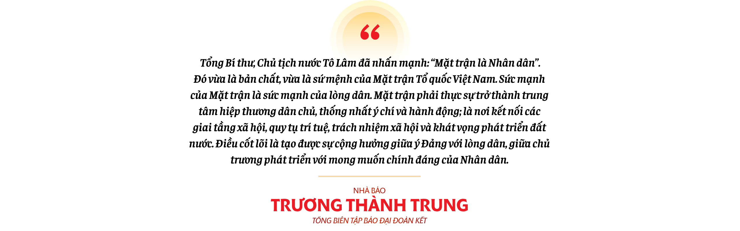 Báo chí Mặt trận phải trở thành ngọn cờ quy tụ lòng dân và lan tỏa khát vọng phát triển đất nước