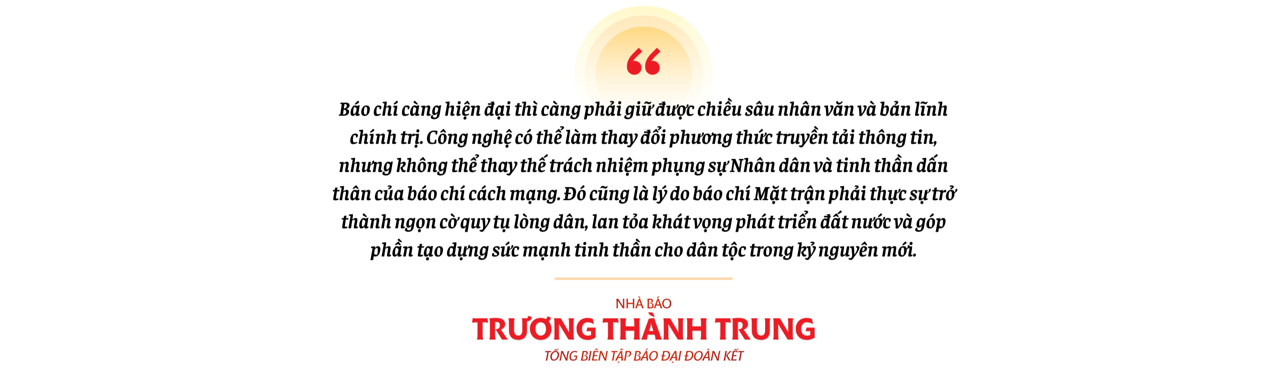 Báo chí Mặt trận phải trở thành ngọn cờ quy tụ lòng dân và lan tỏa khát vọng phát triển đất nước