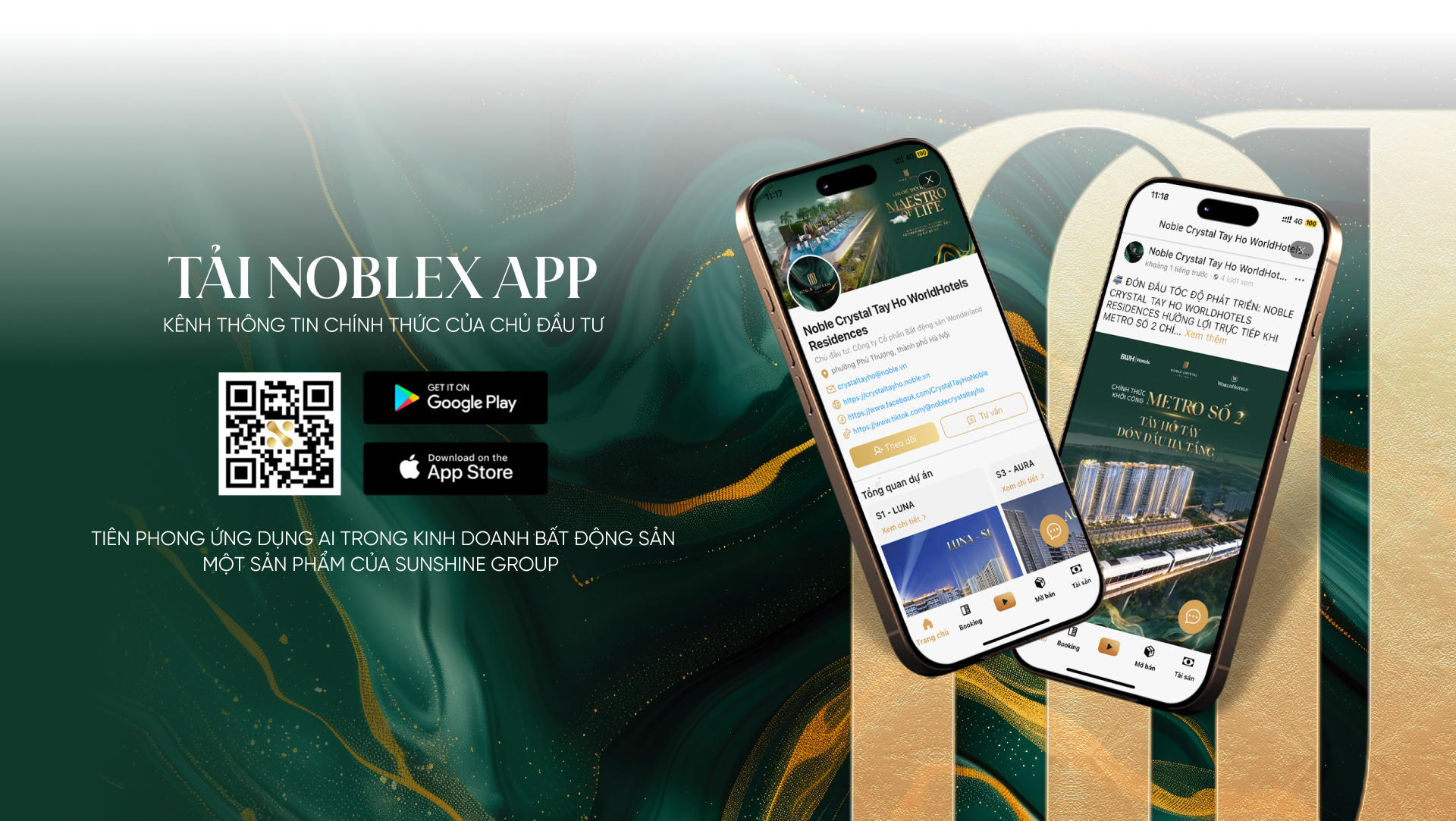 Noble Crystal Tay Ho WorldHotels Residences và hành trình kiến tạo biểu tượng sống hàng hiệu tại Tây Hồ Tây