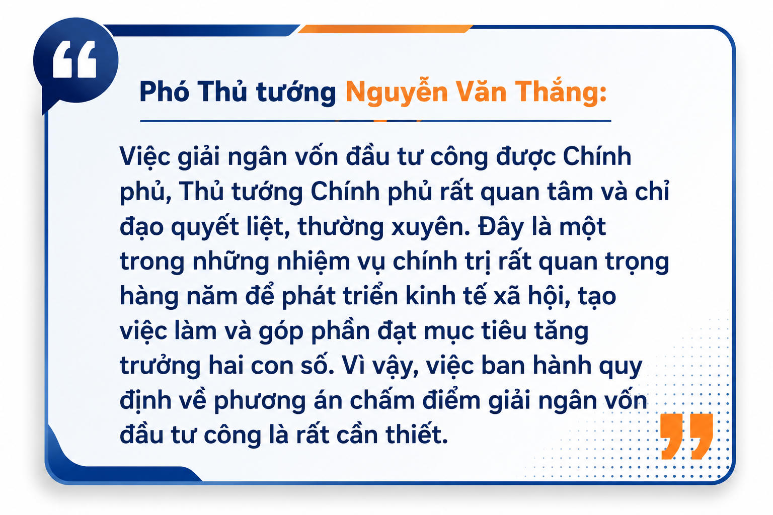 Bài 2: Tối hậu thư giải ngân vốn đầu tư công