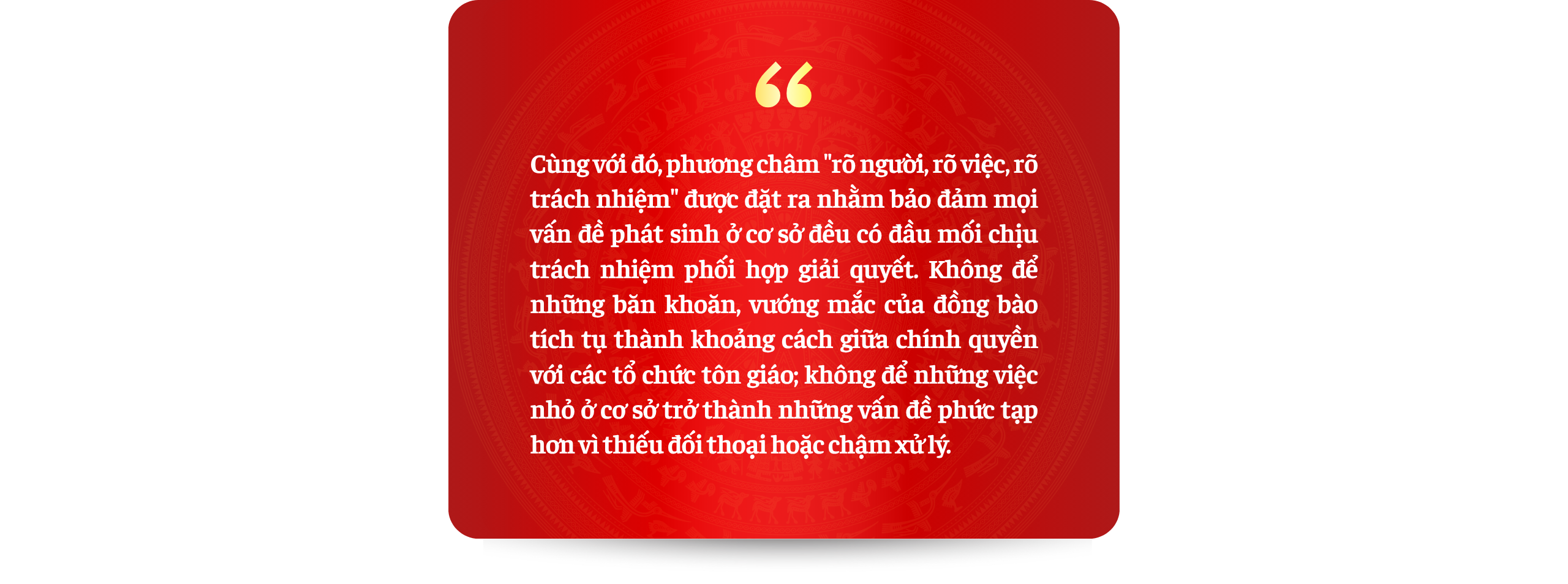 Kỳ 4: Từ niềm tin đến đồng hành: Vì đại đoàn kết toàn dân tộc

