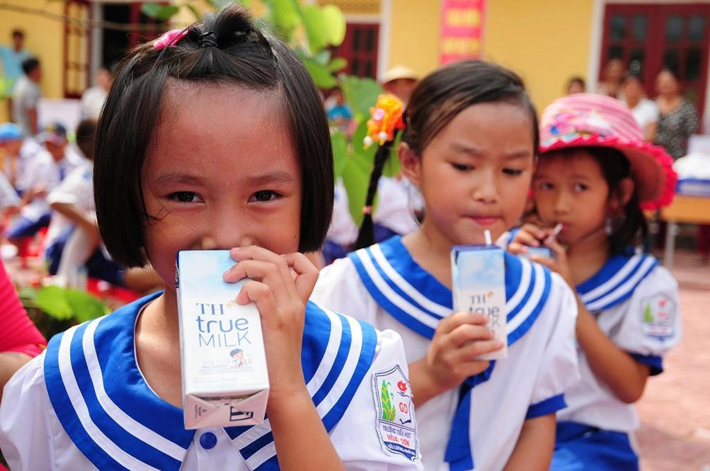 Sức khỏe học đường - Dấu ấn Tập đoàn TH nâng tầm vóc Việt