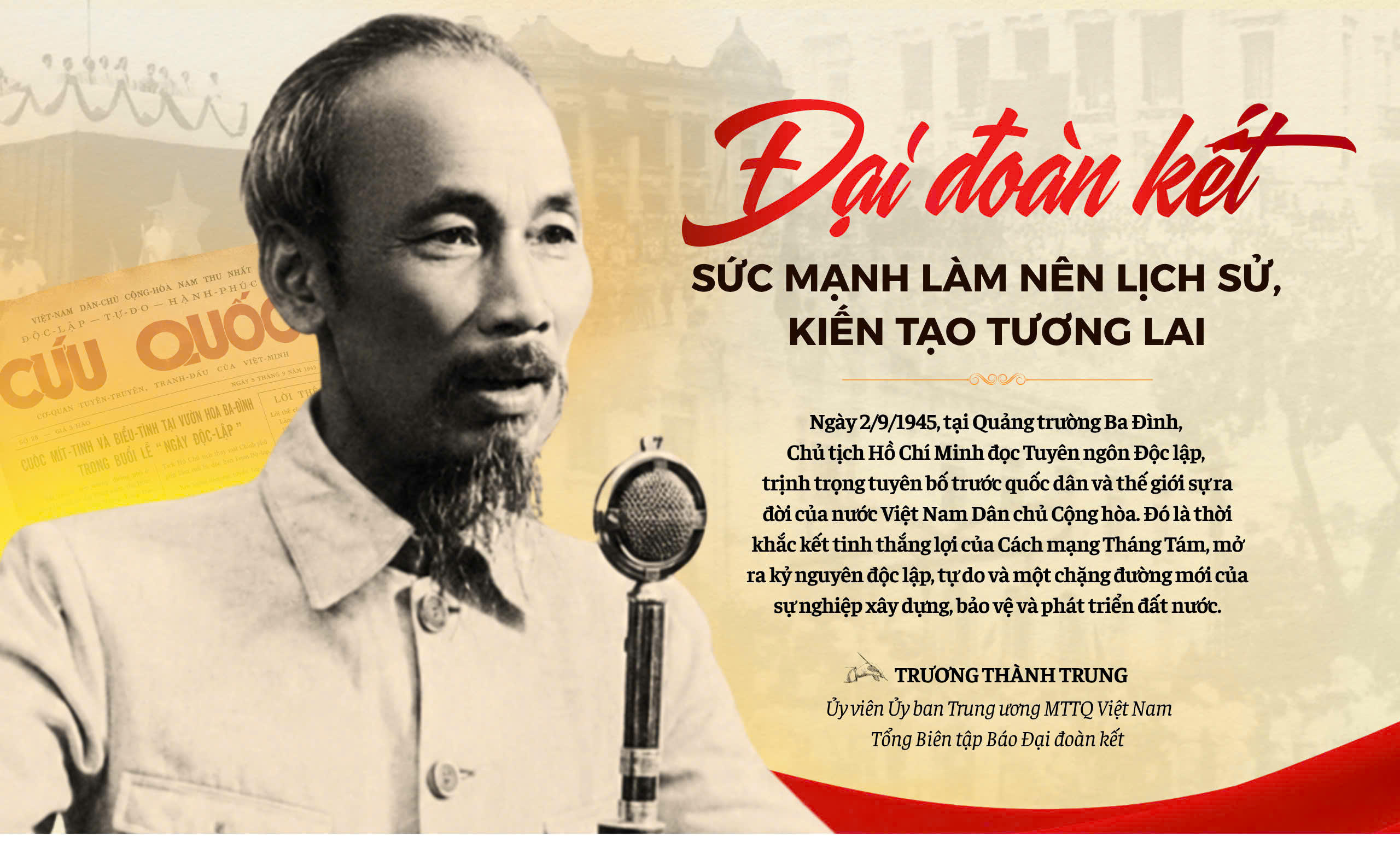 Đại đoàn kết - sức mạnh làm nên lịch sử, kiến tạo tương lai