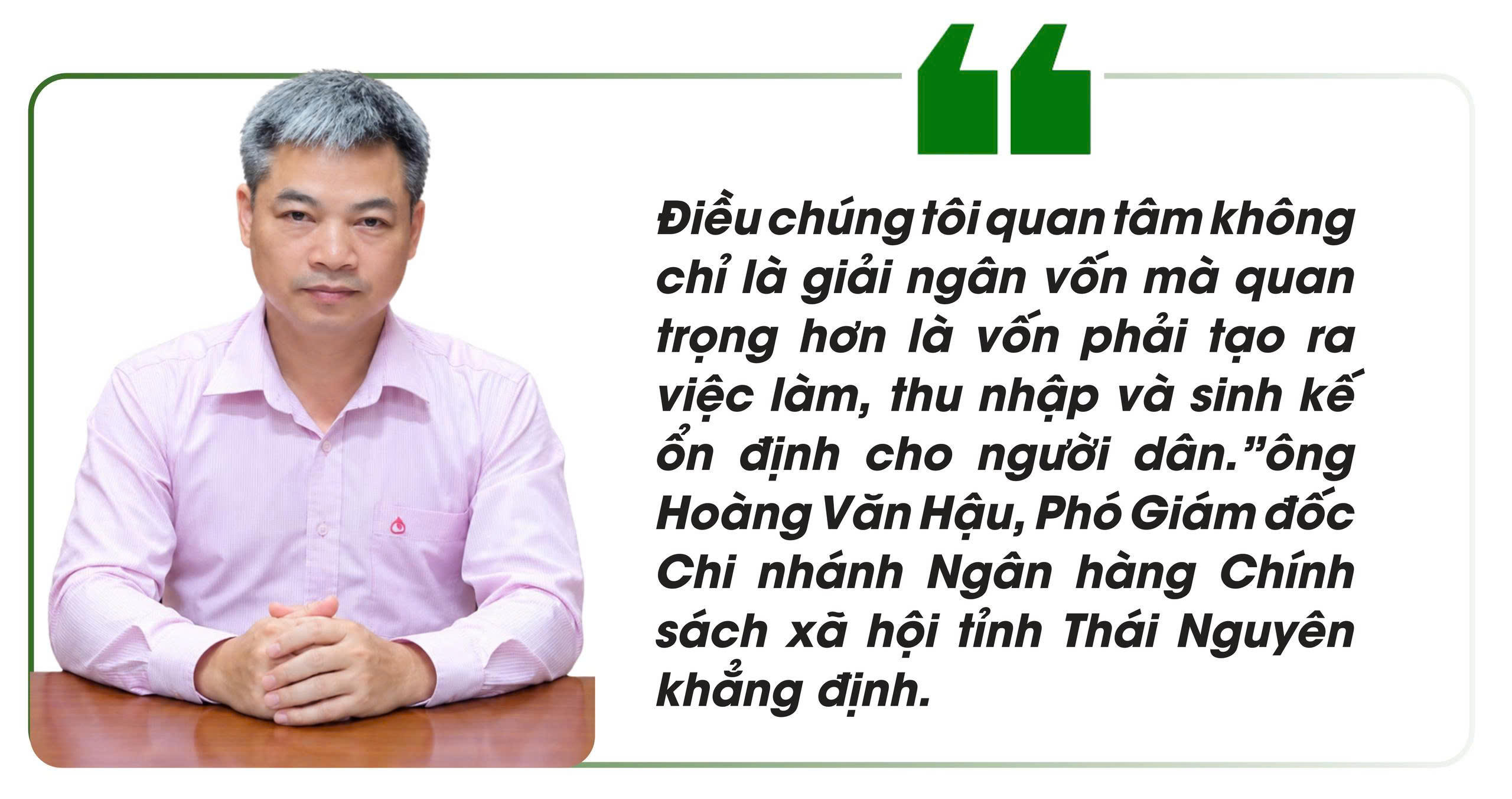 Từ đồng vốn chính sách đến những sinh kế bền vững