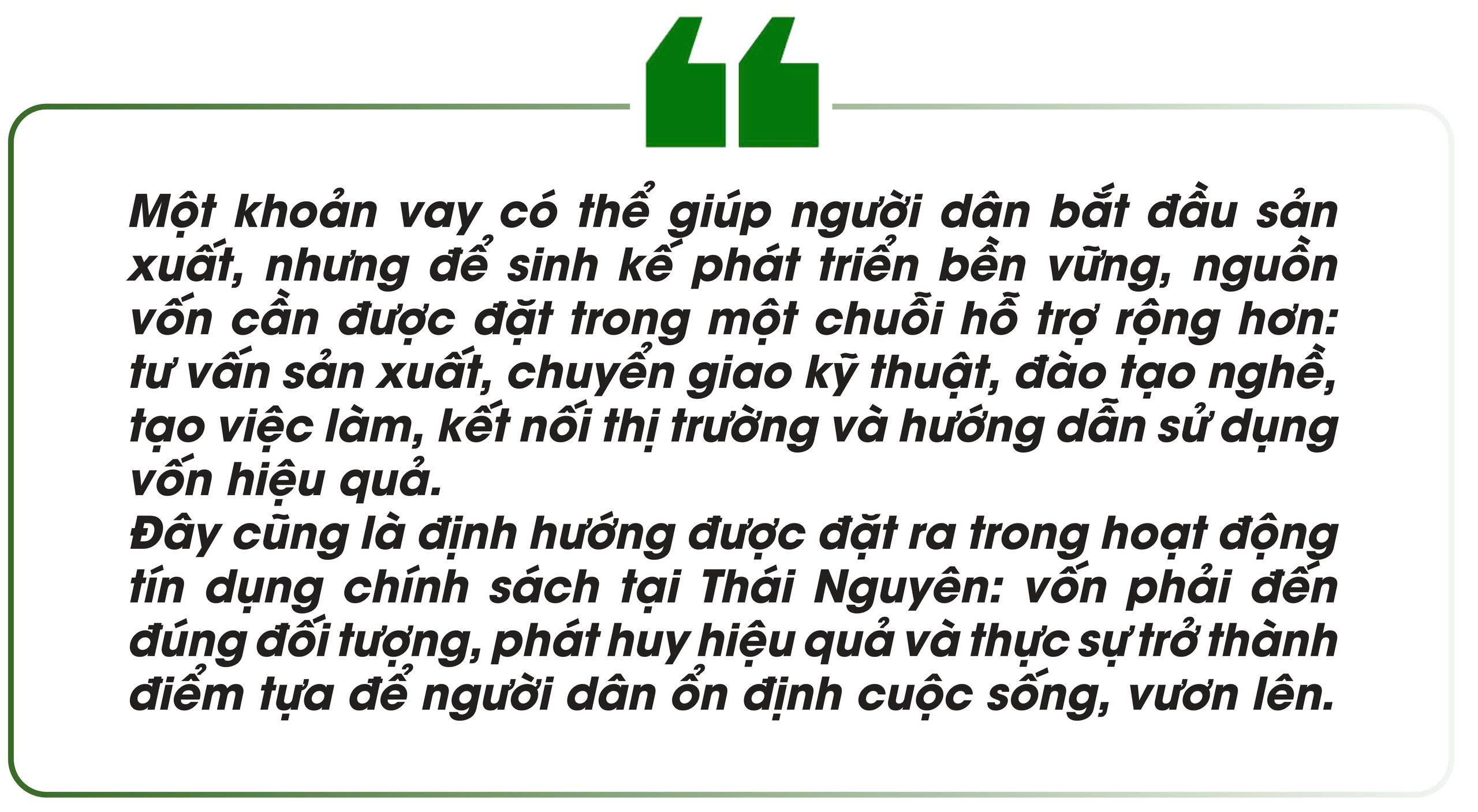 Từ đồng vốn chính sách đến những sinh kế bền vững