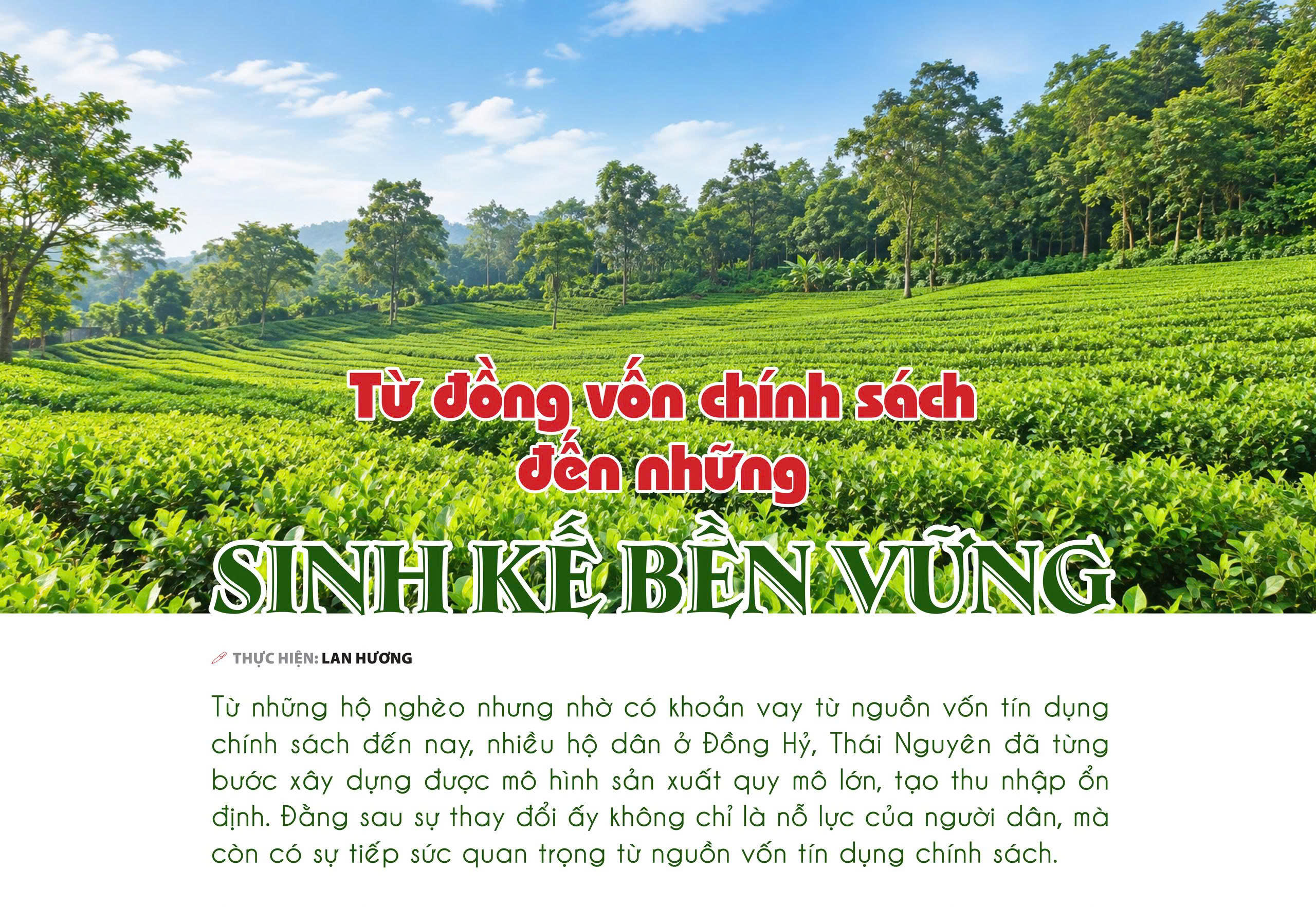 Từ đồng vốn chính sách đến những sinh kế bền vững