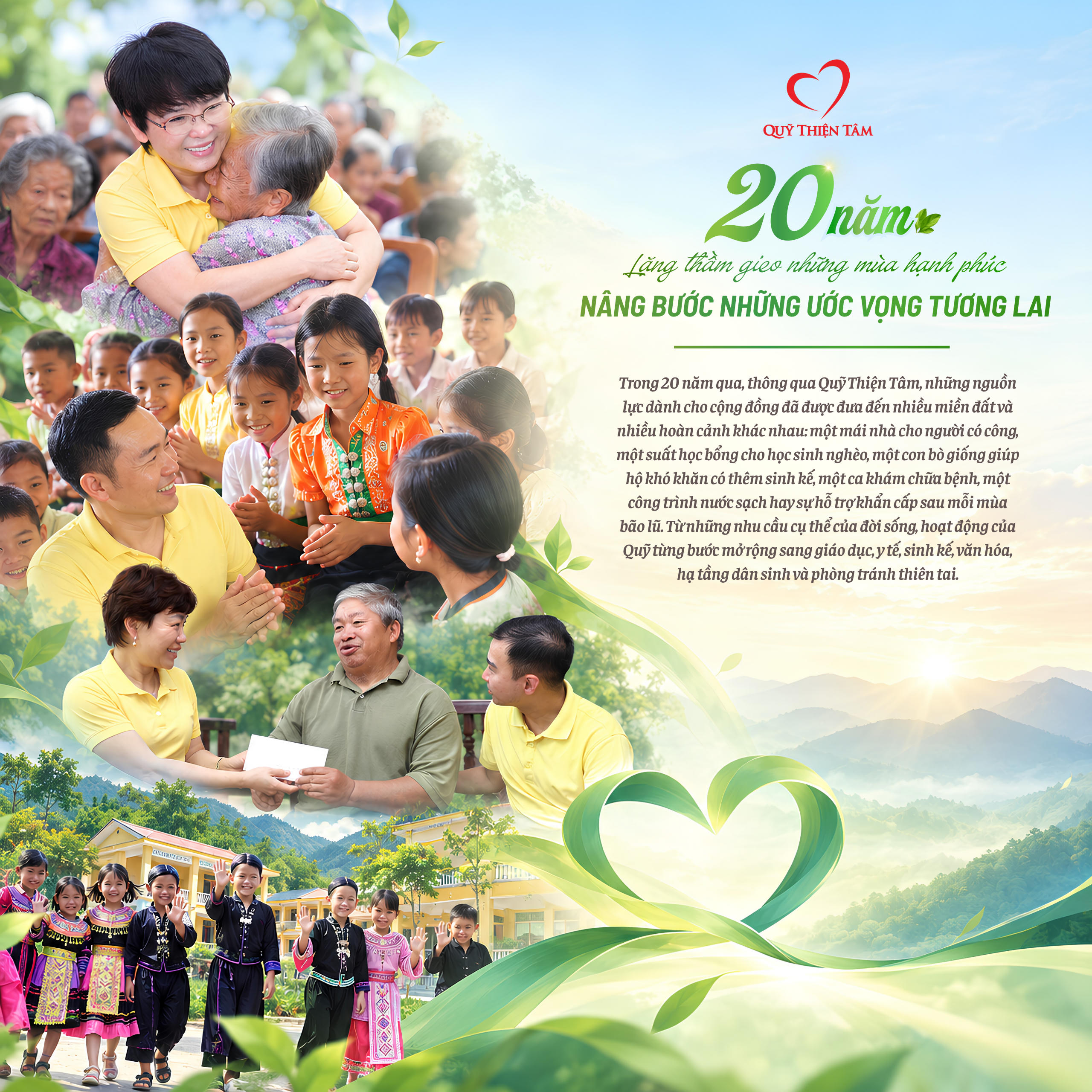 Quỹ Thiện Tâm: 20 năm lặng thầm gieo những mùa hạnh phúc, nâng bước những ước vọng tương lai