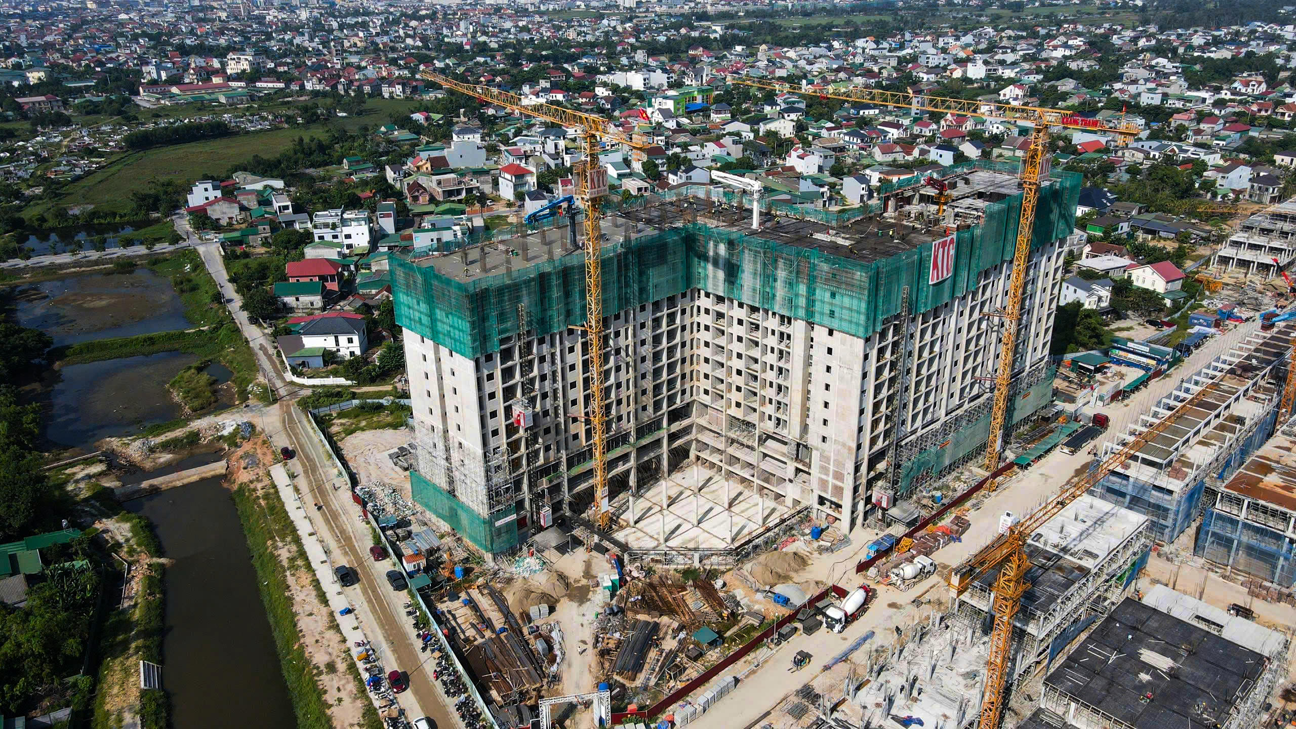 Khu NƠXH (OXH-2) tại phường Vinh Lộc, tỉnh Nghệ An do Công ty CP Đầu tư và Thương Mại Hùng Sơn (Thành viên của Entiz Group) làm chủ đầu tư - dự án mà chị L.K bốc thăm trúng quyền mua.