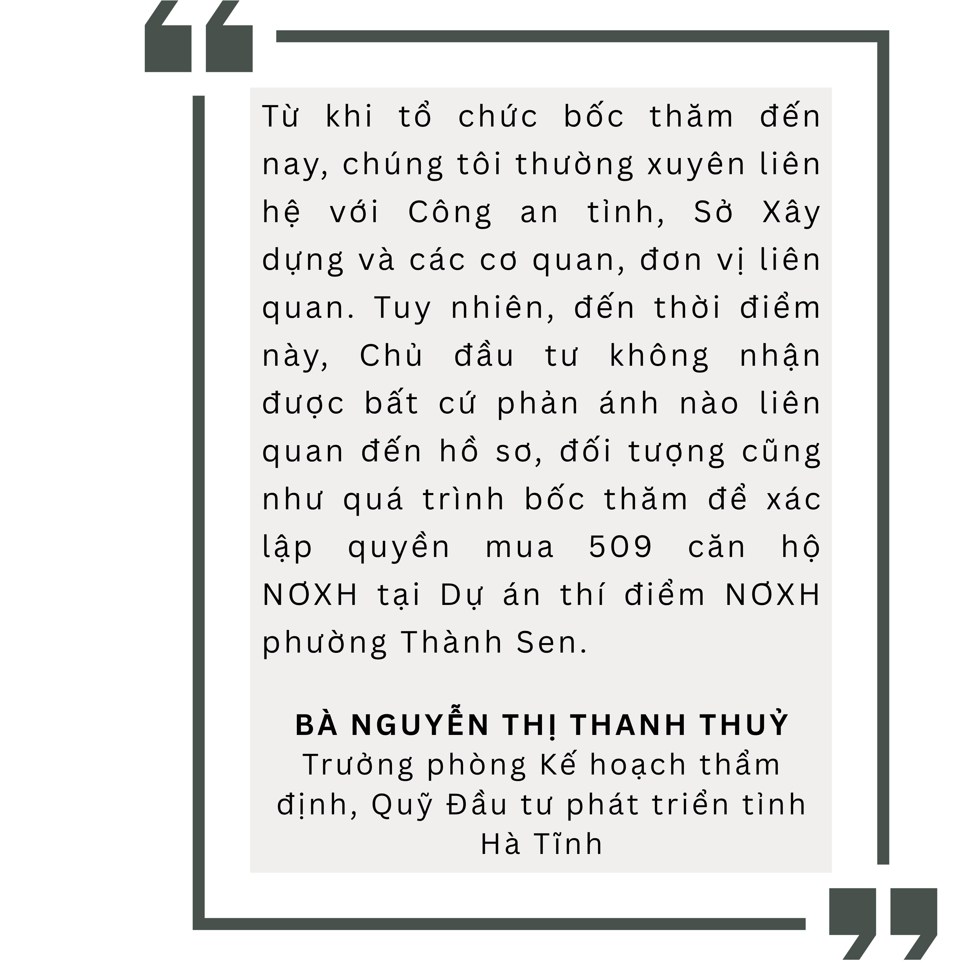 Bài 3: Xét duyệt hồ sơ mua NƠXH - cách làm mới của Hà Tĩnh