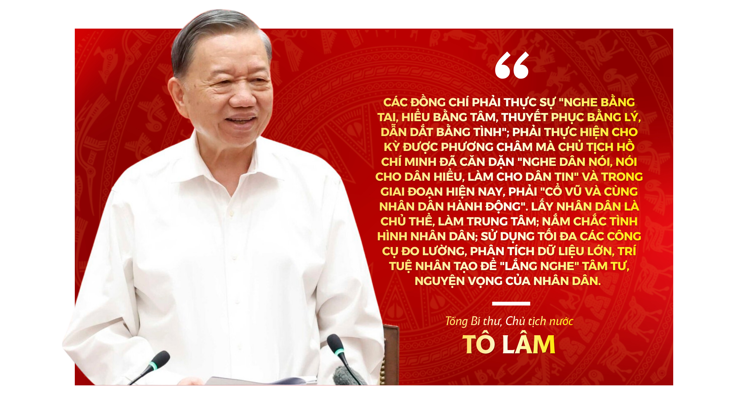 Phát huy truyền thống vẻ vang, đổi mới công tác dân vận, củng cố vững chắc khối đại đoàn kết toàn dân tộc trong kỷ nguyên mới