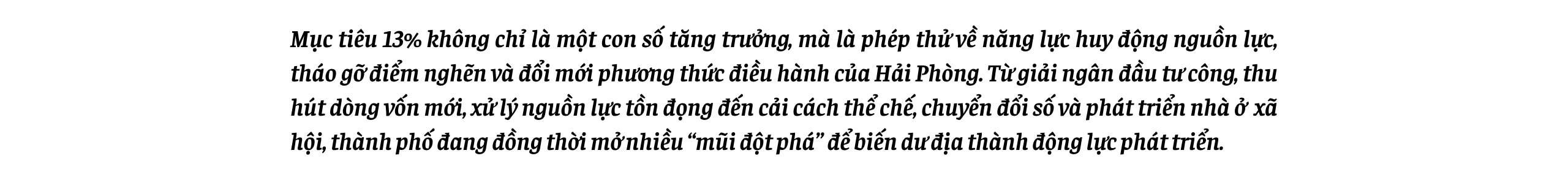 Hải Phòng khẳng định vị thế cực tăng trưởng hàng đầu quốc gia - Bài 1: ‘Phép thử’ 13%