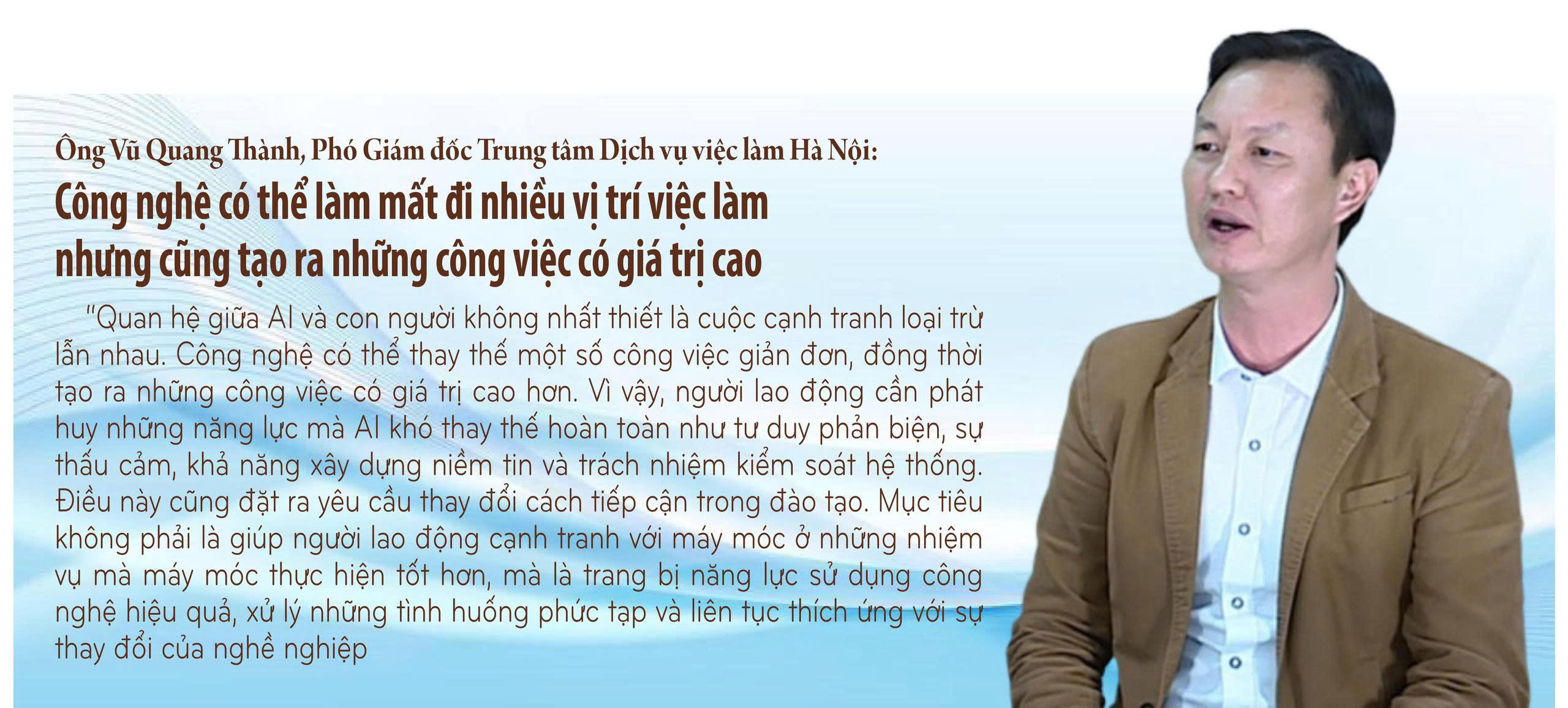 Bài 3: 
Không để lao động trẻ, trung niên bị bỏ lại
