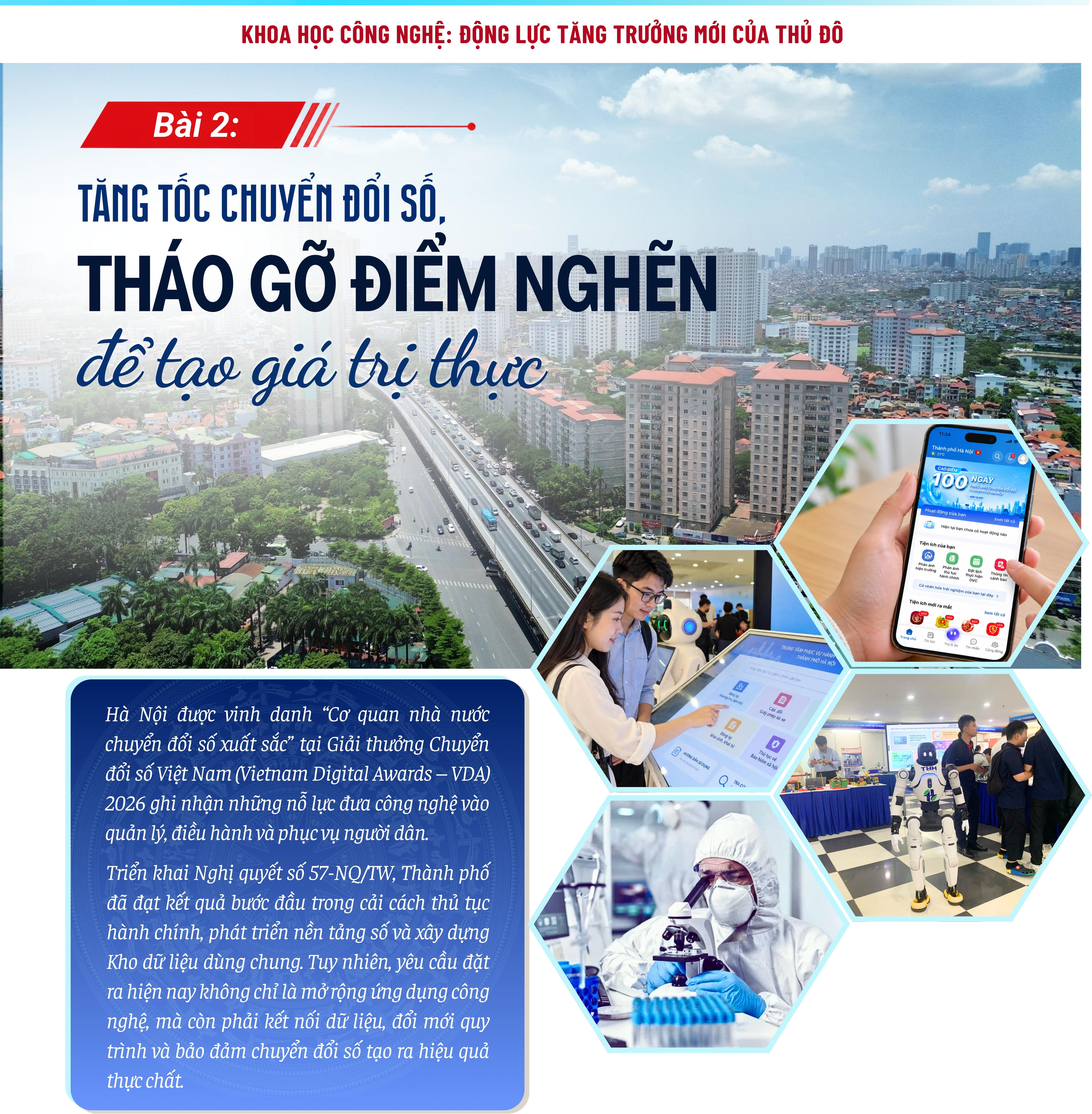 Bài 2: Tăng tốc chuyển đổi số, tháo gỡ điểm nghẽn để tạo giá trị thực