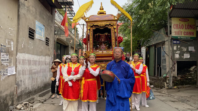 Độc đáo Lễ hội Rước giao hiếu hai làng Thị Cấm và Hòe Thị 2026 Độc đáo Lễ hội Rước giao hiếu hai làng Thị Cấm và Hòe Thị 2026