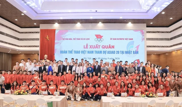 [SHORT] Đoàn Thể thao Việt Nam đặt mục tiêu giành từ 4 huy chương vàng tại ASIAD 2026